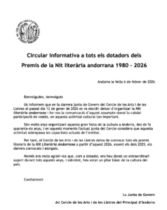 Comunicat / CAL