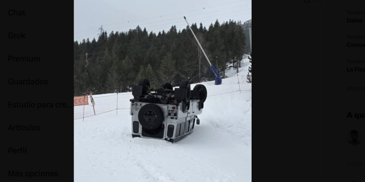 Imatge del vehicle bolcat / Xarxes