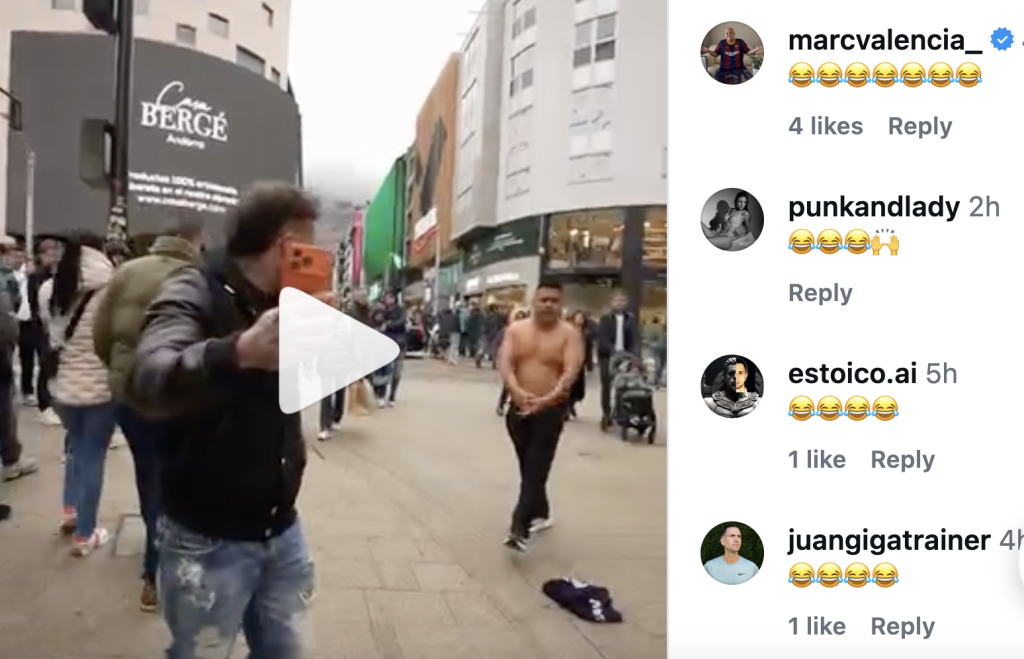 Imatge de la performance / Instagram