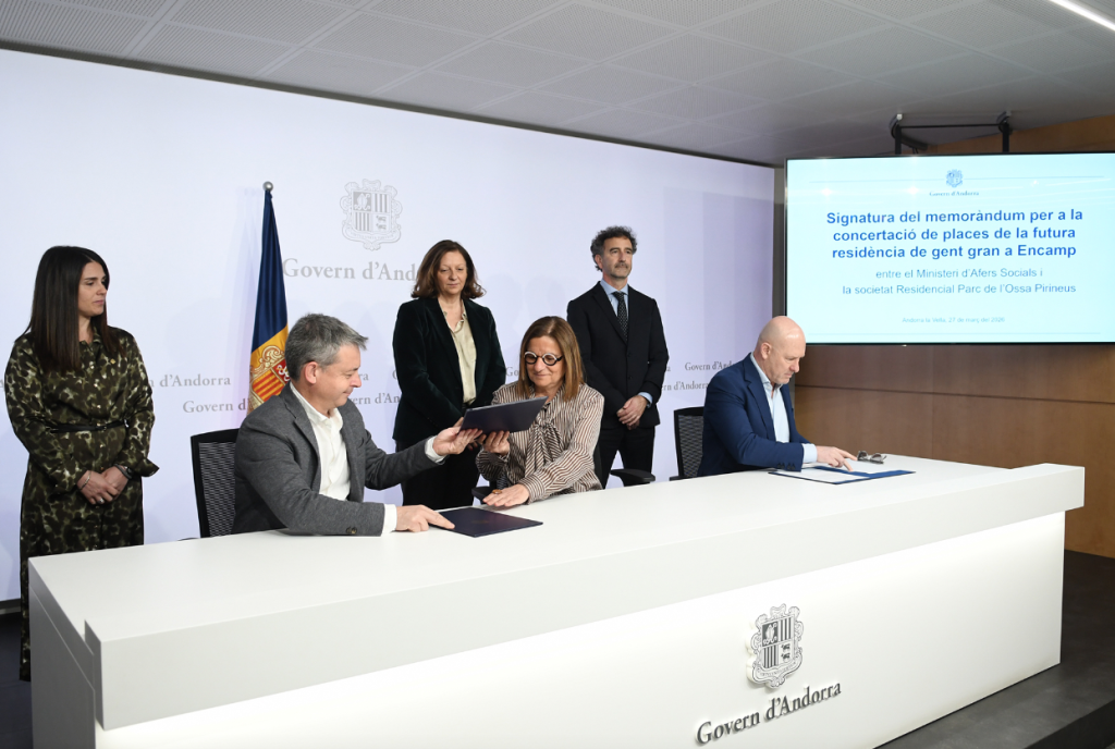 La signatura del memoràndum. Foto: SFG