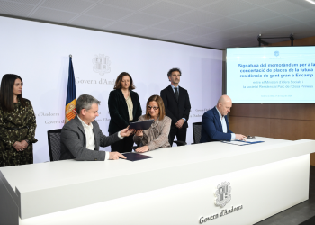 La signatura del memoràndum. Foto: SFG