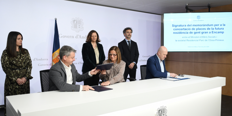 La signatura del memoràndum. Foto: SFG