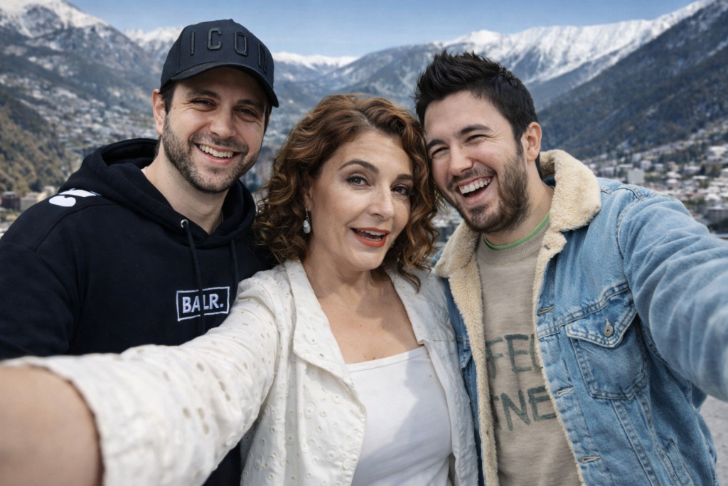 Muntatge satíric de Digital Andorra amb la ministra Montero, Vegetta i WillyRex / IA