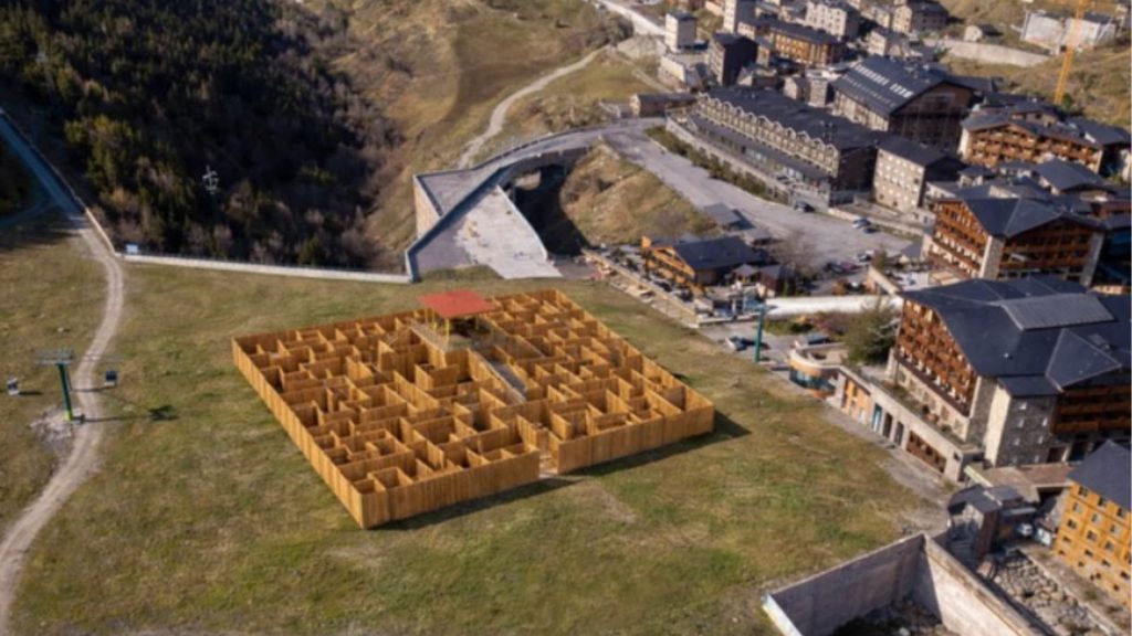 El nou laberint a escala humana que Andorra estrenarà aquest estiu per captivar les famílies.