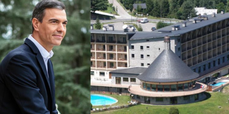 Pedro Sánchez a TikTok visitant els Pirineus el cap de setmana.