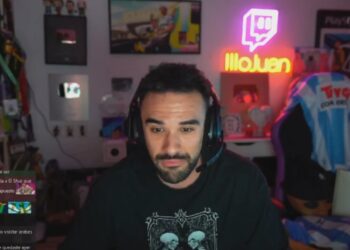 L'streamer espanyol IlloJuan en directe a Twitch.