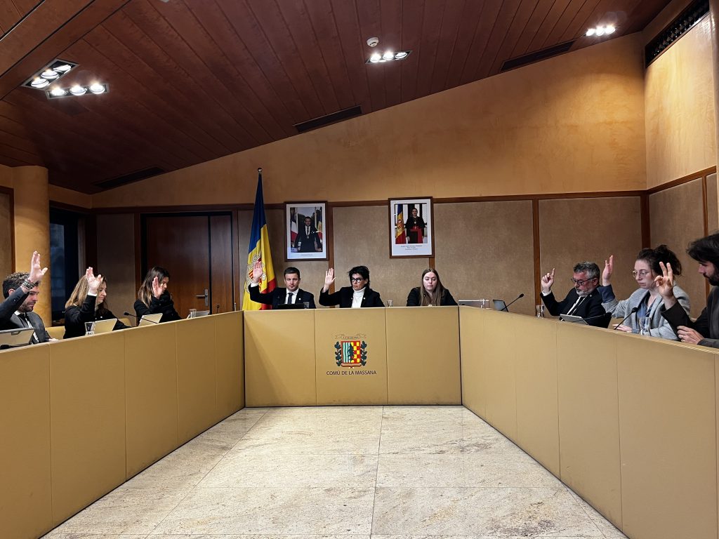 La sessió de consell de comú de la Massana. Foto: Comú de la Massana