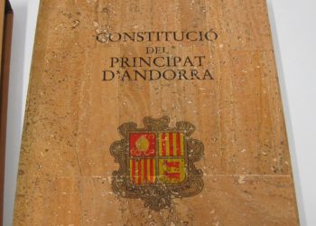 Imatge de la Constitució del Principat d'Andorra.