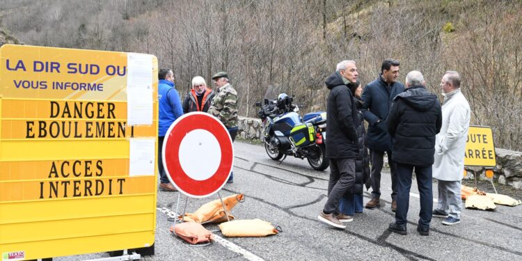 Imatge de la carretera tallada / Govern