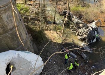 Accident d'un camió formigonera