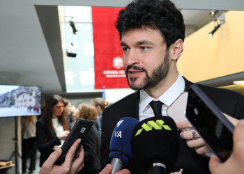 El president del grup parlamentari de Concòrdia, Cerni Escalé.