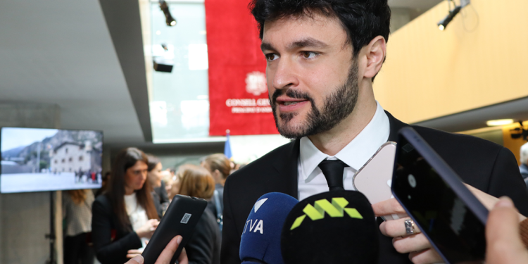 El president del grup parlamentari de Concòrdia, Cerni Escalé.