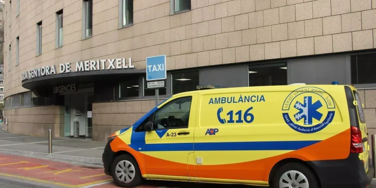 Una ambulància a Andorra