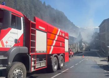 Incendi fàbrica d'Arinsal