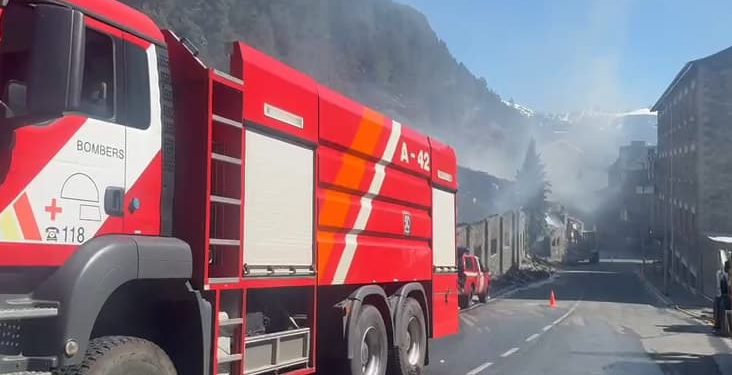 Incendi fàbrica d'Arinsal