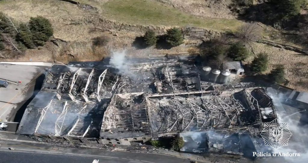 Incendi fàbrica Arinsal