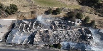 Incendi fàbrica Arinsal