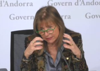 La ministra de Presidència, Economia, Treball i Habitatge, Conxita Marsol, presenta el projecte de llei per a la desregulació dels lloguers (Foto: Captura).