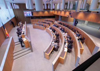 La sessió parlamentària del Consell General.