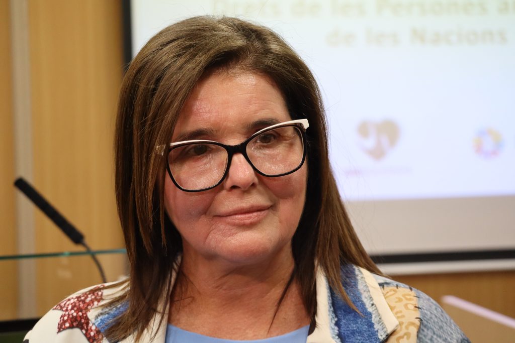 La presidenta de la Federació Andorrana d’Associacions de Persones amb Discapacitat, Diana Figueras. Foto: D. M. (ANA)