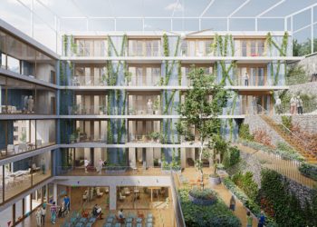 Render del projecte final dels pisos amb serveis a Sant Julià.