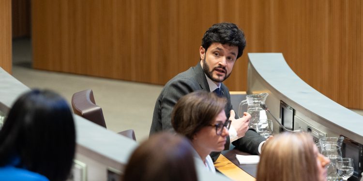 El president del grup parlamentari de Concòrdia, Cerni Escalé. Foto: Consell General