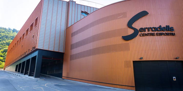 El centre esportiu dels Serradells.