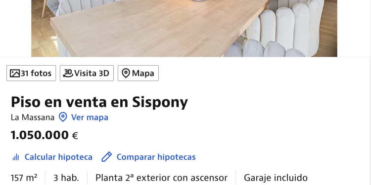 Anunci en un portal immobiliari / Idealista