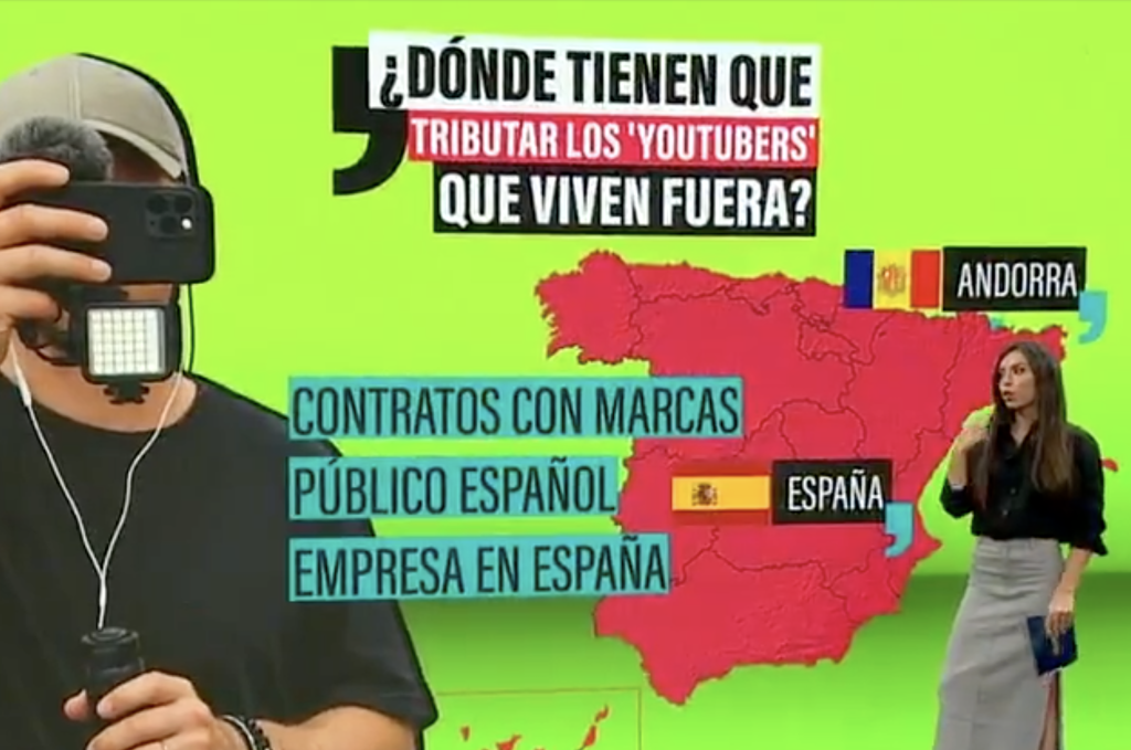 Explicació de nou criteri en un programa de La Sexta / X