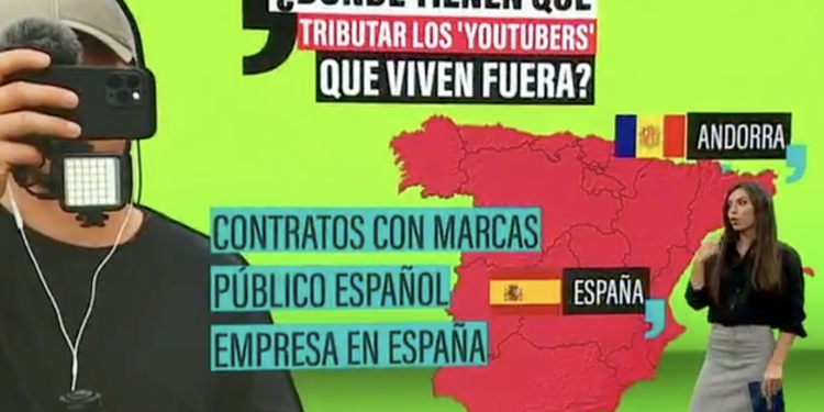 Explicació de nou criteri en un programa de La Sexta / X
