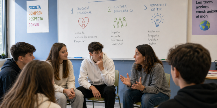 Simulació d'una classe de Créixer en Valors / IA