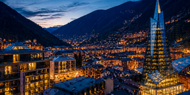 Imatge nocturna d'Andorra / Generat