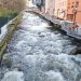 El riu en el seu pas per Escaldes-Engordany.