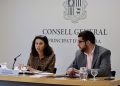 Els consellers del PS, Laia Moliné i Pere Baró. Foto: PS