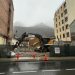 L'enderrocament d'un edifici històric a Andorra la Vella.