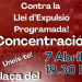 Part del cartell de la concentració prevista per al pròxim dimarts.