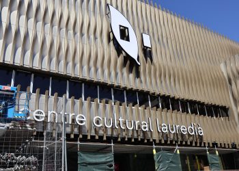 La façana del nou Centre Cultural. Foto: I. M. (ANA)