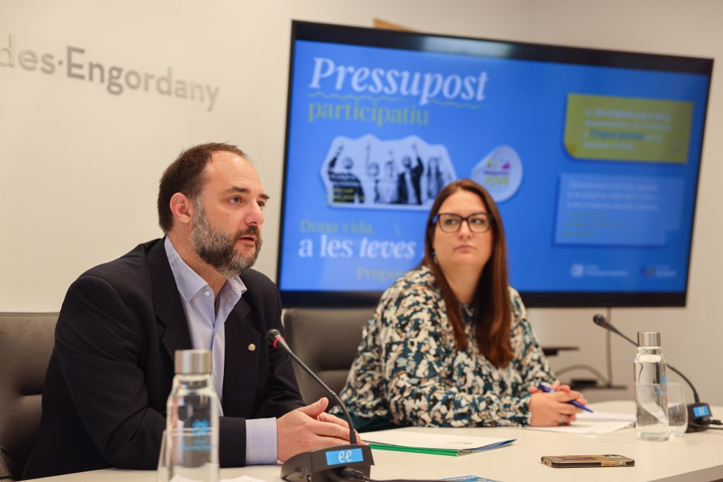 Presentació del pressupost participatiu d'Escaldes. Foto: Comú d'Escaldes-Engordany