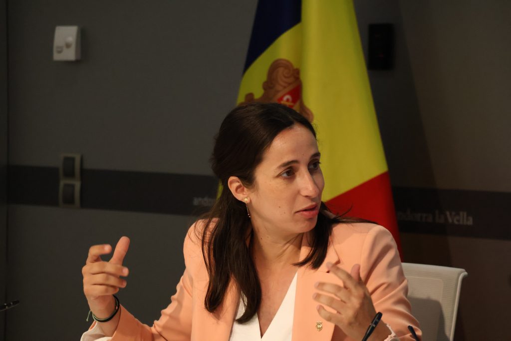 La cònsol menor d'Andorra la Vella, Olalla Losada. Foto: D. M. (ANA)