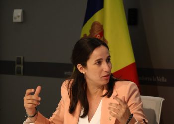 La cònsol menor d'Andorra la Vella, Olalla Losada. Foto: D. M. (ANA)