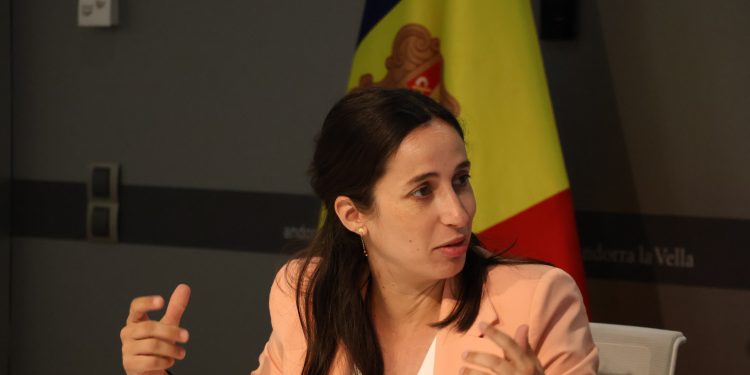 La cònsol menor d'Andorra la Vella, Olalla Losada. Foto: D. M. (ANA)