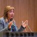 La ministra d'Habitatge, Conxita Marsol, al Consell General. Foto: Consell General