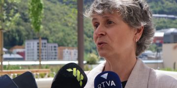 La presidenta del grup parlamentari Socialdemòcrata, Susanna Vela (Foto: I. M.).