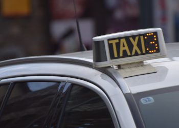 Un taxi en ple servei (Foto: I. M.).