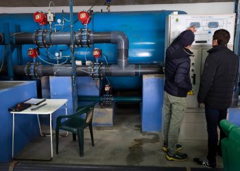 L’estació de tractament i filtració d’aigua potable (ETAP) de la Comella. Foto: Comú d'Andorra la Vella