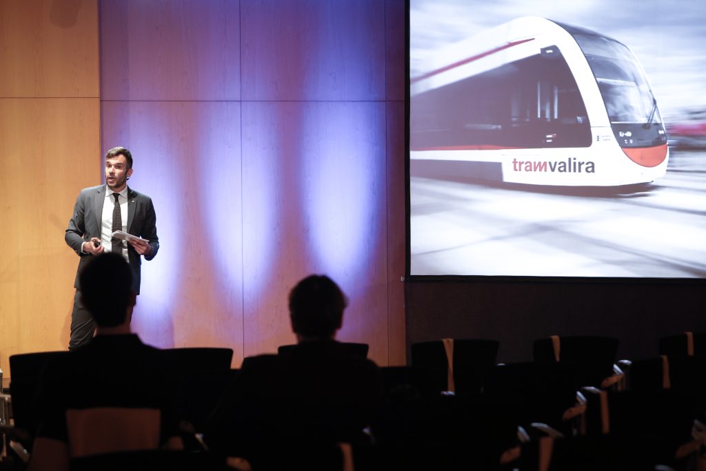 El secretari d'Estat David Forné presenta el projecte Tramvalira / Govern