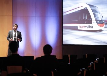 El secretari d'Estat David Forné presenta el projecte Tramvalira / Govern