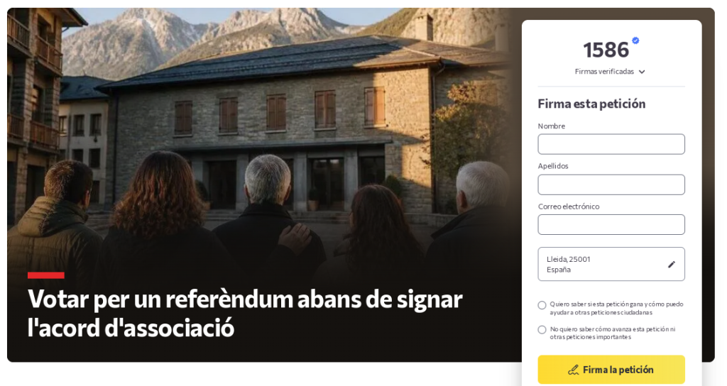 Les firmes actuals a la plataforma.