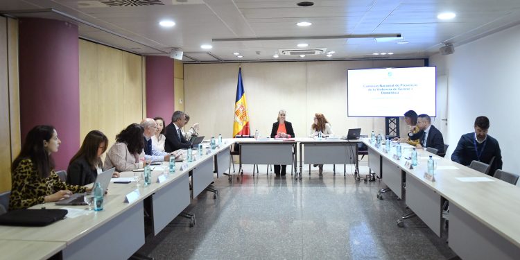 La 19a reunió de la Comissió Nacional de Prevenció de la Violència de Gènere i Domèstica. Foto: SFG