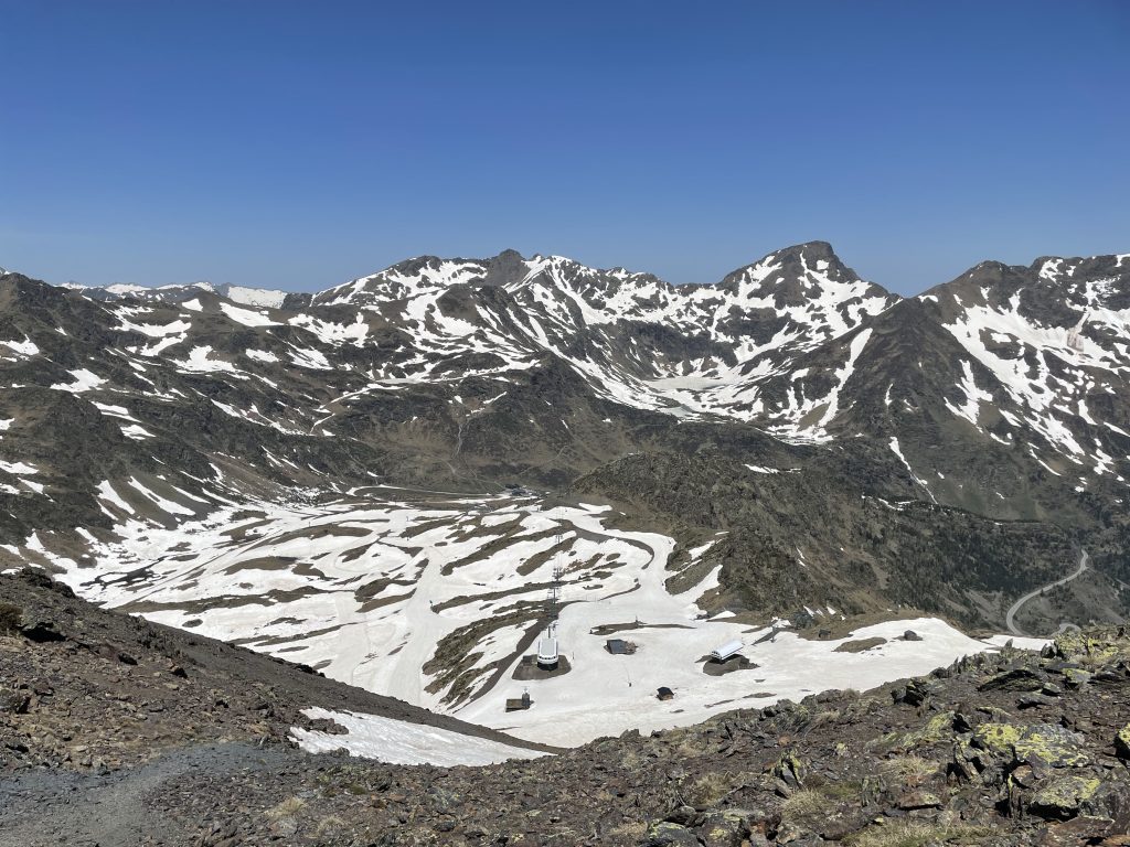 Estat actual de la neu a la Coma d'Arcalís. Foto: Servei Meteorològic
